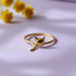 Hallmark Silver Cute Cat Minimal Gold Plated Ring