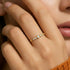 Hallmark Silver Promise Style Gold Plated Ring