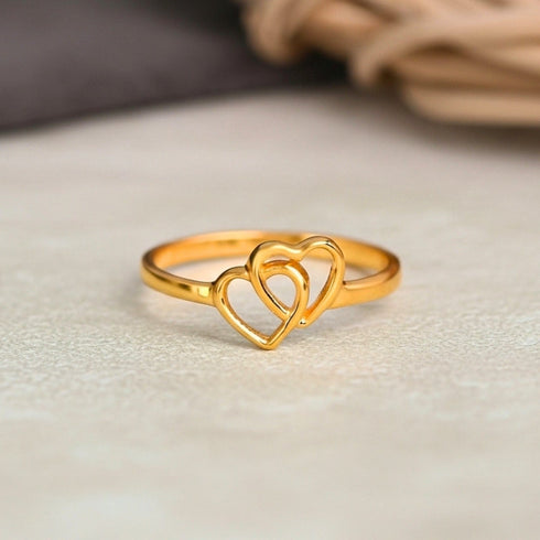 Hallmark Silver Love Bond Gold Plated Ring