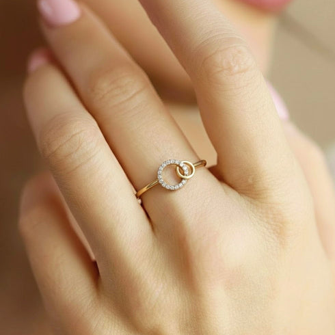 Hallmark Silver Love Loop Promise Sterling Ring