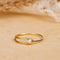 Hallmark Silver Delicate Touch Gold Plated Ring