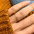 Hallmark Silver Node Heart Gold Plated Ring