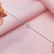 Hallmark Silver Pink Heart Minimal Bracelet