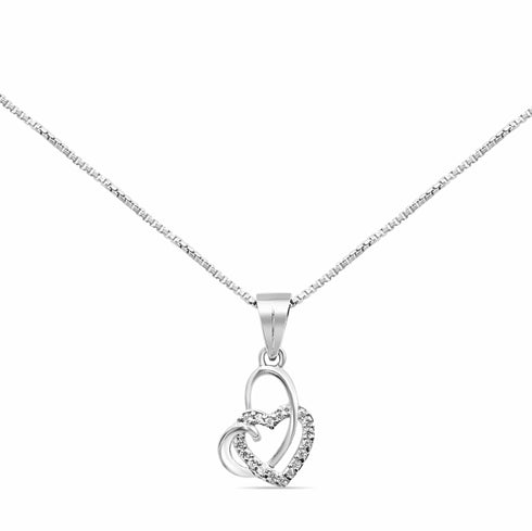 Zarkan Hug My Heart 925 Silver Pendant