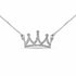 Zarkan 925 Silver Queen Crown Necklace