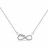 Zarkan 925 Silver Infinity Heart Pendant