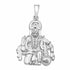 Zarkan 925 Silver Hanuman Ji Pendant With Chain