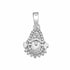 Zarkan 925 Silver Tirupati Balaji Pendant With Chain