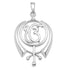 Zarkan 925 Silver Khalsa Pendant With Chain