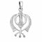 Zarkan 925 Silver Sikh Khanda Pendant