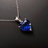 Hallmark Silver Sapphire Heart Pendant