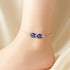 Hallmark Silver Twin Eyes Nazariya Anklet