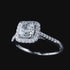 Zarkan Royal Propose Diamond Hallmarked Silver Love Ring