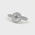 Zarkan American Diamond Round Rays 925 Silver Ring