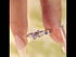 Hallmark Silver Monarch Butterfly Amethyst Ring