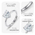 Zarkan Diamond Cut Heart 925 Sterling Silver RIng