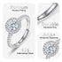 Zarkan American Diamond Round Rays 925 Silver Ring