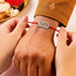 Zarkan Chota Bhai Silver Rakhi With Roli Chawal