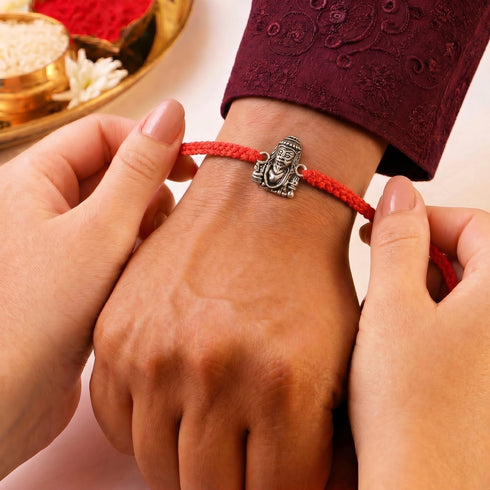 Hallmark Silver Shiv Ji Rakhi
