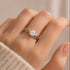 Beauty Of Minimal Sterling Silver Solitaire Ring