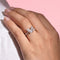 Hallmark Silver Minimal Sparkle Butterfly Ring