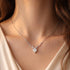 925 Silver Deer Heart Necklace For Dear Love