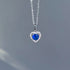 Zarkan The Lover's Gift Blue Silver Jewelry Set