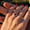 Hallmark Silver Heart’s Desire Red Garnet Ring