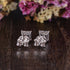 Zarkan Ice Cube Silver Studs