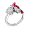 Chamaeleon Ring In 925 Silver With AD