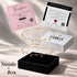 Hallmark Silver Golden Sparkle Drop Pair Gold Plated Anklet