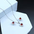 Zarkan The Lover's Gift Silver Jewelry Set