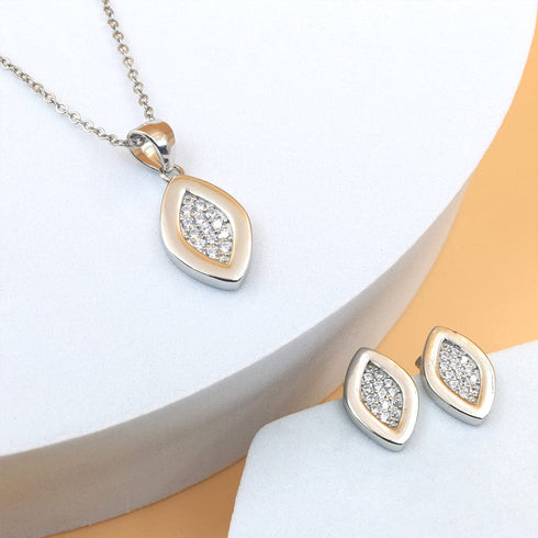 Zarkan The Eye of Queen Silver Jewelry Set