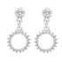 Zarkan Charm Shine Silver Drop Stud