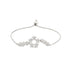 Zarkan Elegant Star Style Silver Bracelet