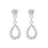 Zarkan Flawless Solitaire Silver Earring