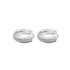 Zarkan Cute Double Line Solid Pure Silver Earring