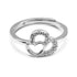 Zarkan Inception Heart Pure Silver Zircon Ring