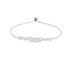Zarkan Elegant Silver Love Heart Bracelet