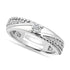 Zarkan 925 Silver Micro Studded American Diamond Ring For Men