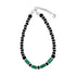 Zarkan 925 Silver Nazariya Bracelet With Nature Green Beads