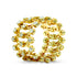 Zarkan Golden Studded Supple Convertible Bracelet & Ring (RING Kada)