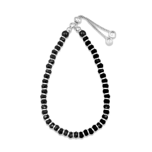 Zarkan 925 Silver Simple Nazariya Bracelet With Marcasite Stones