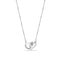 Zarkan 925 Silver Heart Love Pendant With Link Chain