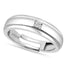 Zarkan 925 Silver Micro American Diamond Ring For Men