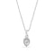 Zarkan 925 Silver Water Drop American Diamond Pendant