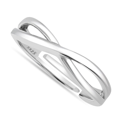 Zarkan 925 Silver X Men Ring For Men
