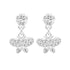 Zarkan Honey Bees Silver Drop Stud