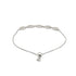 Zarkan Zicon Silver Plated Bracelet
