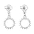 Zarkan Charm Shine Silver Drop Stud